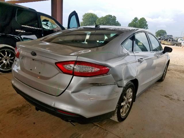 3FA6P0G76GR317662 - 2016 FORD FUSION S SILVER photo 4