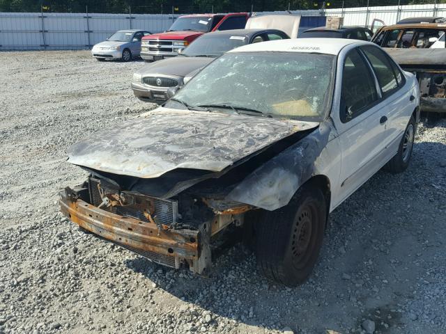 1G1JF52F437137206 - 2003 CHEVROLET CAVALIER L WHITE photo 2