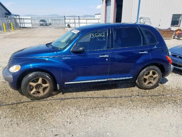 3C4FY4BB41T568233 - 2001 CHRYSLER PT CRUISER BLUE photo 9