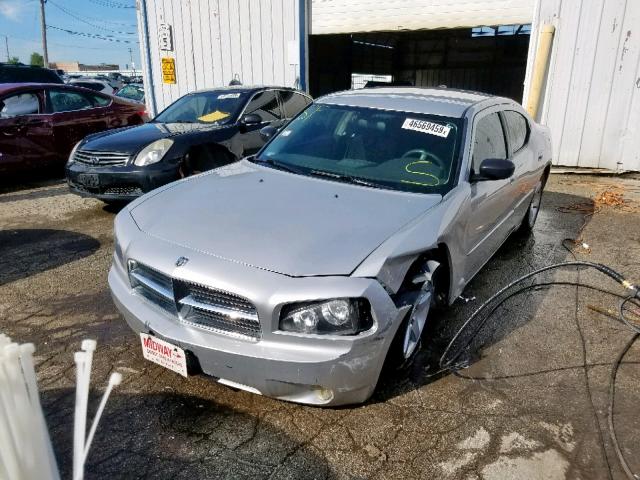 2B3KA33V19H544922 - 2009 DODGE CHARGER SX SILVER photo 2