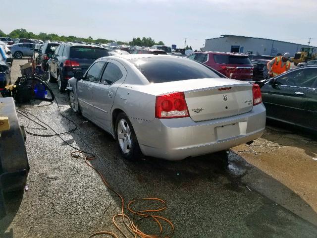 2B3KA33V19H544922 - 2009 DODGE CHARGER SX SILVER photo 3