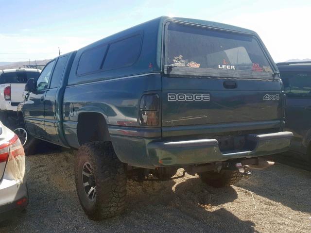 3B7KF23631G170272 - 2001 DODGE RAM 2500 GREEN photo 3