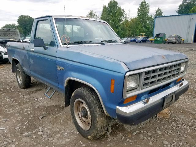 1FTCR11T3HUA34665 - 1987 FORD RANGER BLUE photo 1