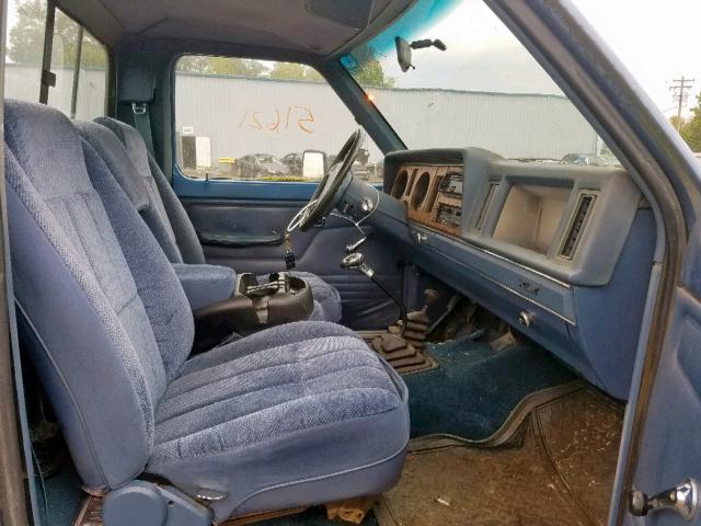 1FTCR11T3HUA34665 - 1987 FORD RANGER BLUE photo 5