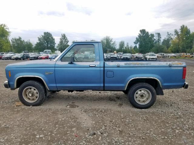 1FTCR11T3HUA34665 - 1987 FORD RANGER BLUE photo 9