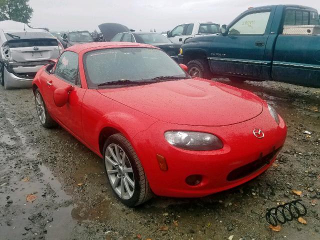 JM1NC26F680153899 - 2008 MAZDA MX-5 MIATA RED photo 1