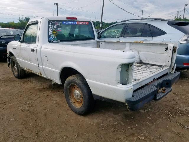 1FTYR10D95PA95867 - 2005 FORD RANGER WHITE photo 3