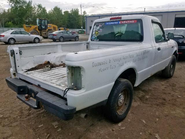 1FTYR10D95PA95867 - 2005 FORD RANGER WHITE photo 4