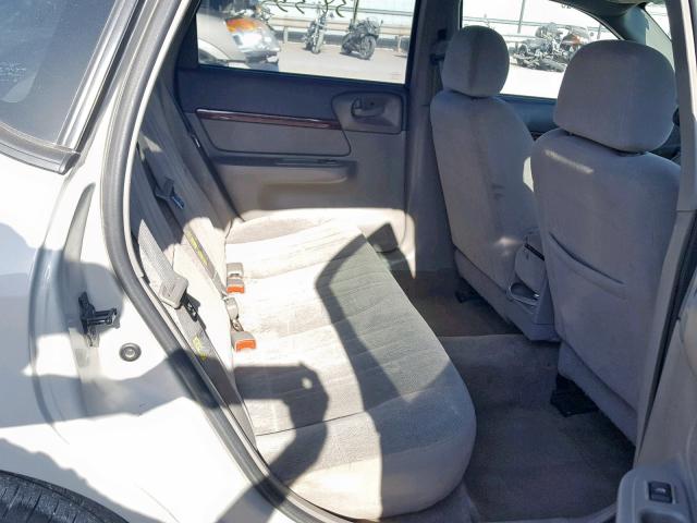 2G1WF52E349213656 - 2004 CHEVROLET IMPALA BEIGE photo 6