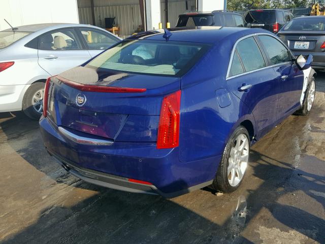 1G6AB5RAXE0108157 - 2014 CADILLAC ATS LUXURY BLUE photo 4