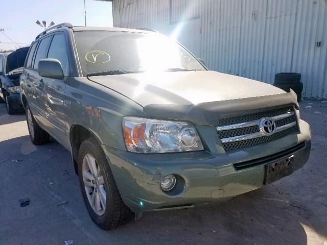 JTEHW21A170036094 - 2007 TOYOTA HIGHLANDER GREEN photo 1