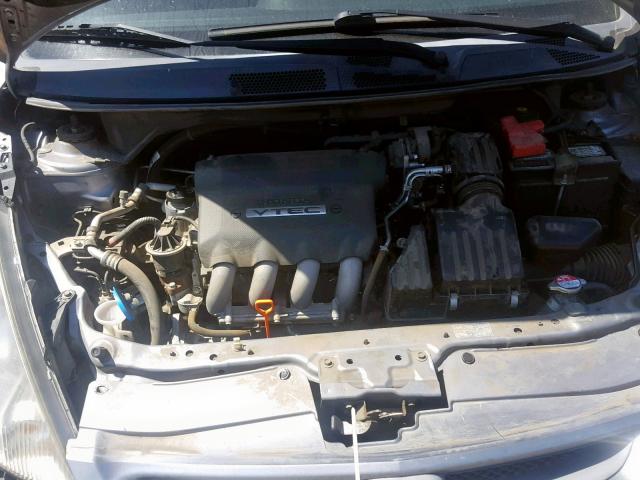 JHMGD38697S027904 - 2007 HONDA FIT S 银色 照片 7