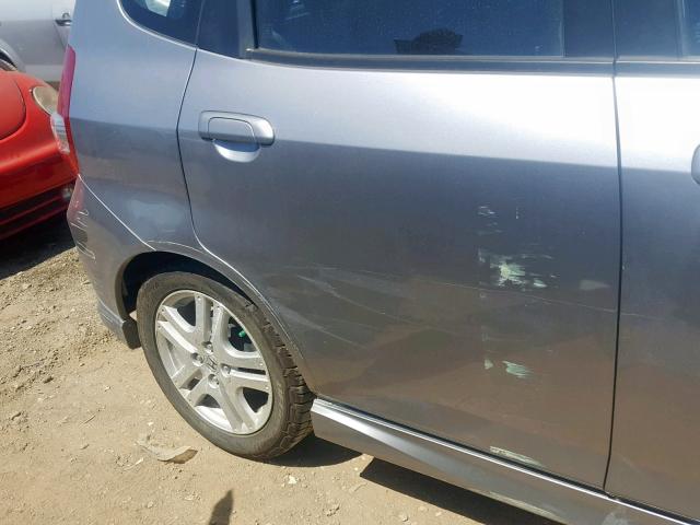 JHMGD38697S027904 - 2007 HONDA FIT S 银色 照片 9