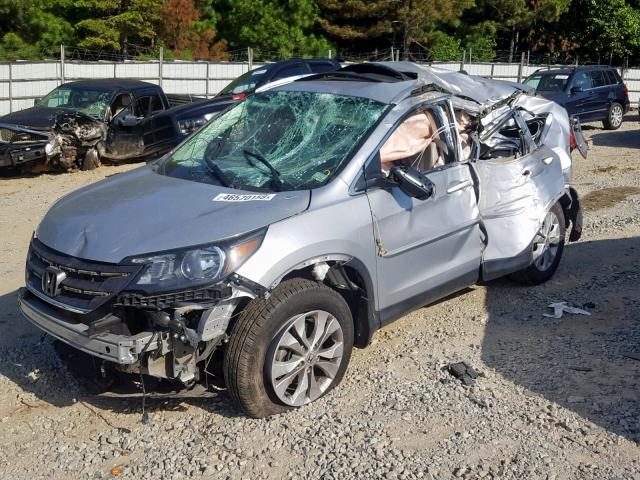 2HKRM3H71EH565480 - 2014 HONDA CR-V EXL SILVER photo 10