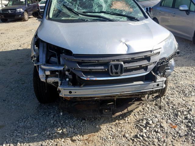 2HKRM3H71EH565480 - 2014 HONDA CR-V EXL SILVER photo 7