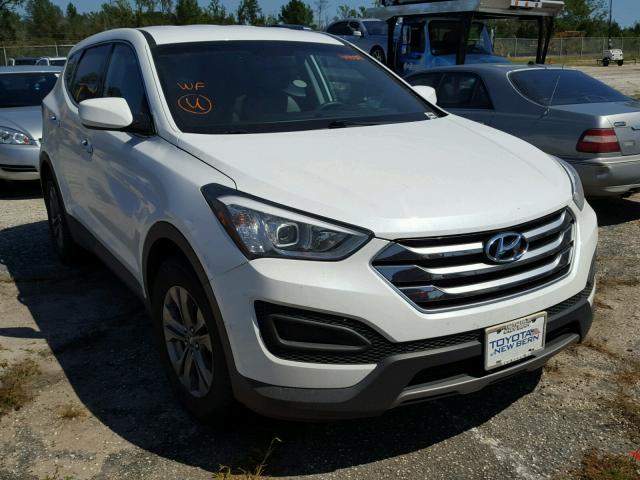 5XYZTDLB9FG279714 - 2015 HYUNDAI SANTA FE S WHITE photo 1