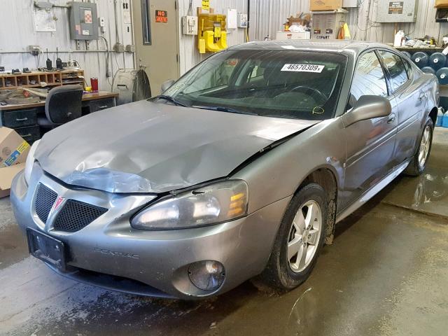 2G2WP552X81105212 - 2008 PONTIAC GRAND PRIX GRAY photo 2
