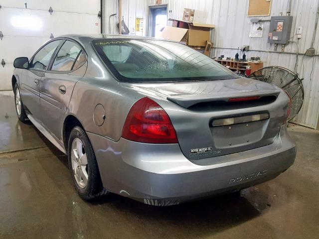 2G2WP552X81105212 - 2008 PONTIAC GRAND PRIX GRAY photo 3