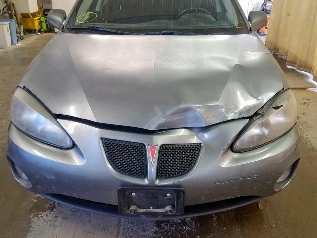 2G2WP552X81105212 - 2008 PONTIAC GRAND PRIX GRAY photo 9