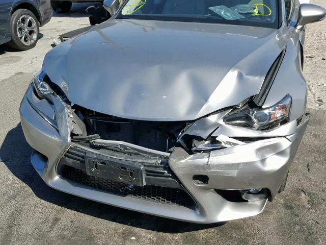 JTHBA1D28G5035758 - 2016 LEXUS IS 200T GRAY photo 9