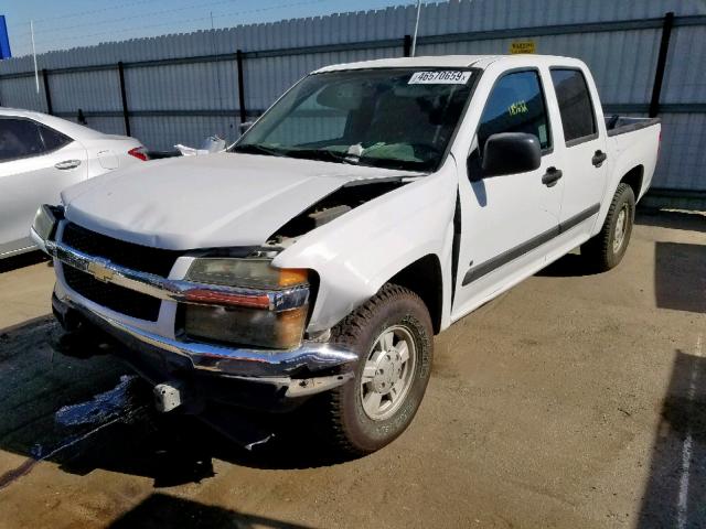 1GCCS136868127666 - 2006 CHEVROLET COLORADO WHITE photo 2