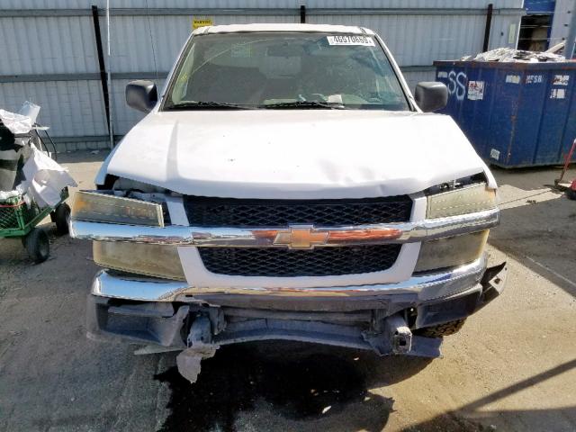 1GCCS136868127666 - 2006 CHEVROLET COLORADO WHITE photo 9