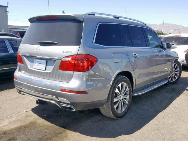 4JGDF6EE0FA538770 - 2015 MERCEDES-BENZ GL 450 4MA GRAY photo 4