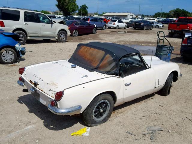 67FD3613L - 1967 TRIUMPH CAR GT6 WHITE photo 4