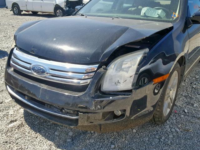 3FAHP08187R191520 - 2007 FORD FUSION SEL BLACK photo 9