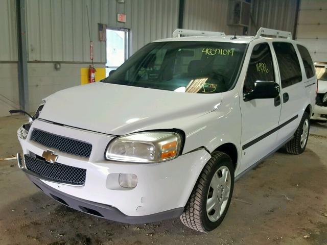 1GBDV13178D139466 - 2008 CHEVROLET UPLANDER I WHITE photo 2