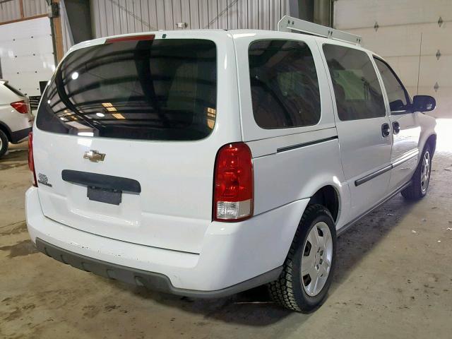 1GBDV13178D139466 - 2008 CHEVROLET UPLANDER I WHITE photo 4
