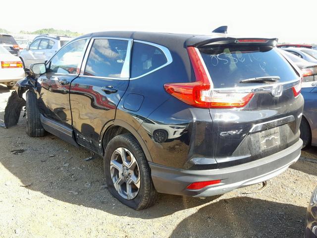 2HKRW2H83HH673150 - 2017 HONDA CR-V EXL BLACK photo 3