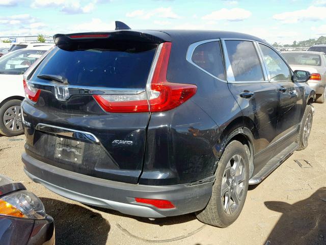 2HKRW2H83HH673150 - 2017 HONDA CR-V EXL BLACK photo 4