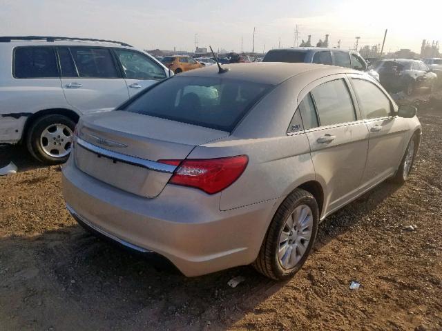 1C3CCBAB5DN734551 - 2013 CHRYSLER 200 LX TAN photo 4