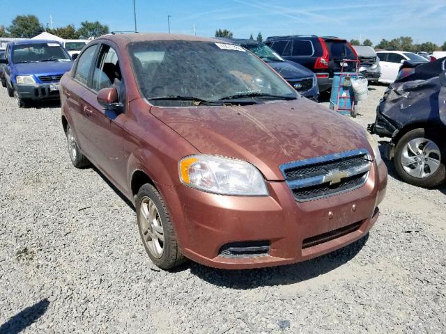 KL1TD5DE2BB243151 - 2011 CHEVROLET AVEO LS BROWN photo 1