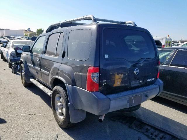 5N1ED28T22C592308 - 2002 NISSAN XTERRA XE BLACK photo 3