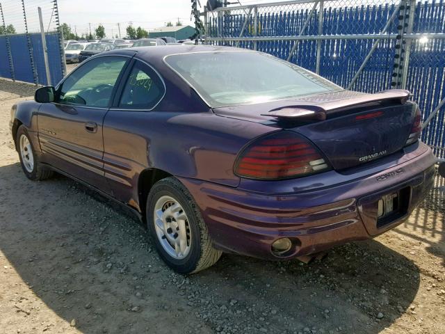 1G2NE12TXXM796090 - 1999 PONTIAC GRAND AM S PURPLE photo 3
