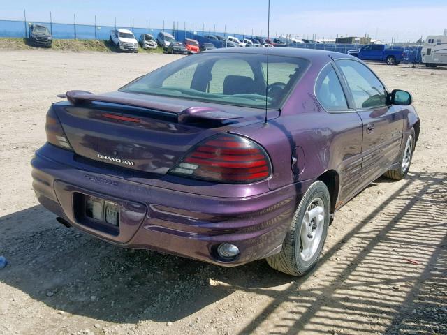 1G2NE12TXXM796090 - 1999 PONTIAC GRAND AM S PURPLE photo 4