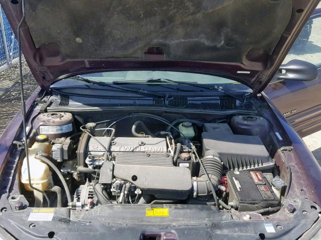 1G2NE12TXXM796090 - 1999 PONTIAC GRAND AM S PURPLE photo 7