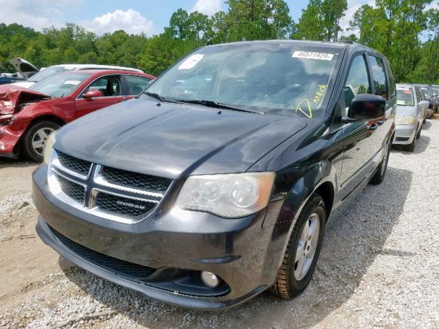 2D4RN5DG4BR684771 - 2011 DODGE GRAND CARA GRAY photo 2