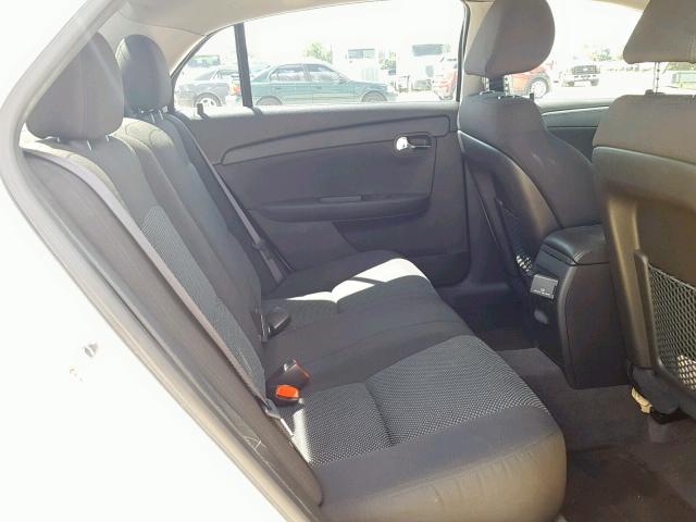 1G1ZC5E01CF217023 - 2012 CHEVROLET MALIBU 1LT WHITE photo 6