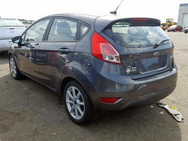 3FADP4EJ9FM126844 - 2015 FORD FIESTA SE GRAY photo 3