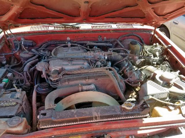 JT3VN29V9P0017623 - 1993 TOYOTA 4RUNNER VN RED photo 7