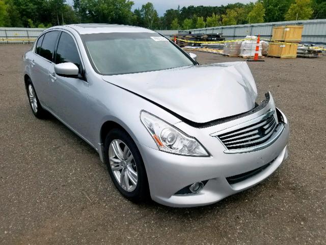 JN1CV6AR7DM766940 - 2013 INFINITI G37 SILVER photo 1