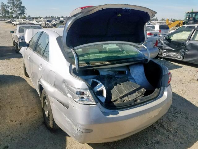 4T4BE46KX9R116727 - 2009 TOYOTA CAMRY BASE SILVER photo 3