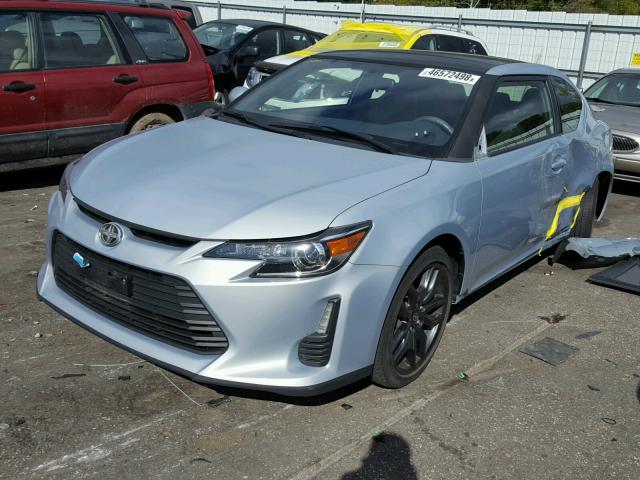 JTKJF5C72E3075998 - 2014 TOYOTA SCION TC 蓝色 照片 2