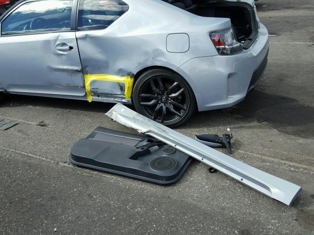 JTKJF5C72E3075998 - 2014 TOYOTA SCION TC 蓝色 照片 9