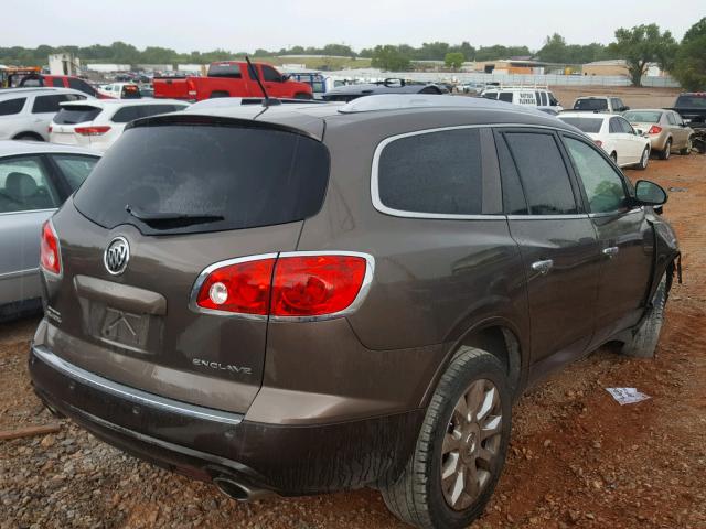 5GAKRDED6CJ131726 - 2012 BUICK ENCLAVE BROWN photo 4