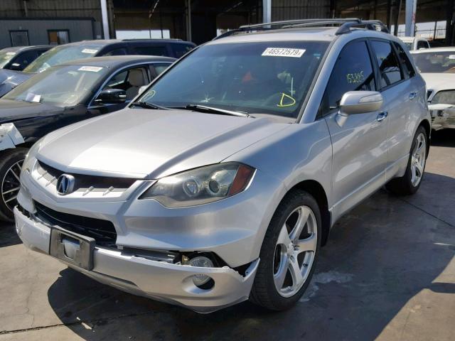 5J8TB18557A016780 - 2007 ACURA RDX TECHNO SILVER photo 2