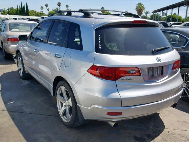 5J8TB18557A016780 - 2007 ACURA RDX TECHNO SILVER photo 3